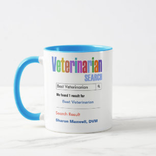 Mug Meilleur cadeau vétérinaire fait sur commande