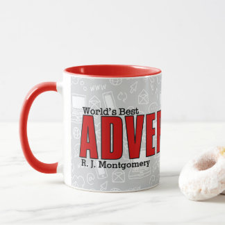 Mug Meilleur cadre publicitaire du monde drôle avec no