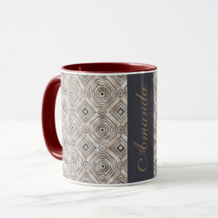 Mug Meilleur café à deux tons Classy personnalisé, 