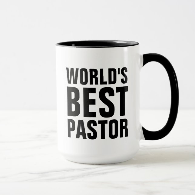 MUG MEILLEUR CAFÉ PASTOR DU MONDE (Droite)