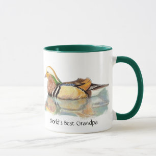 Mug Meilleur canard à bois grand-père du monde, Nature