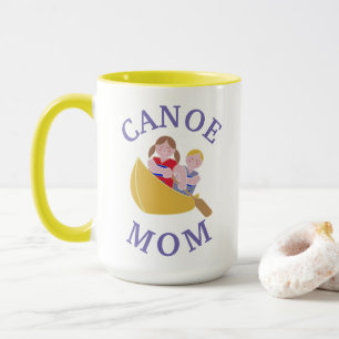 Mug Meilleur "CANOE MOM" Jamais ! Fête des mères