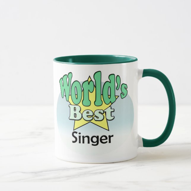 Mug Meilleur chanteur du monde (Droite)