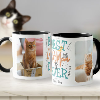 Mug Meilleur Chat Maman Ever 2 Photo Fête des mères