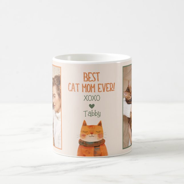 Mug Meilleur Chat Maman Ever Fête des Mères Animaux de (Centre)
