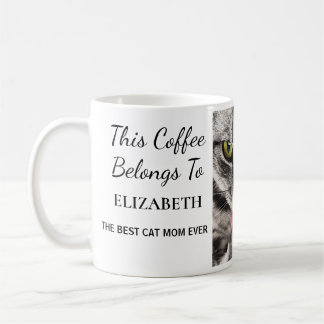 Mug Meilleur Chat Maman Jamais Personnalisé Photo
