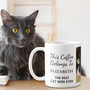 Mug Meilleur Chat Maman Jamais Personnalisé Photo