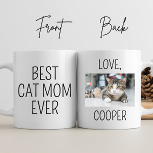 Mug Meilleur Chat Maman Jamais Personnaliser Photo Mom