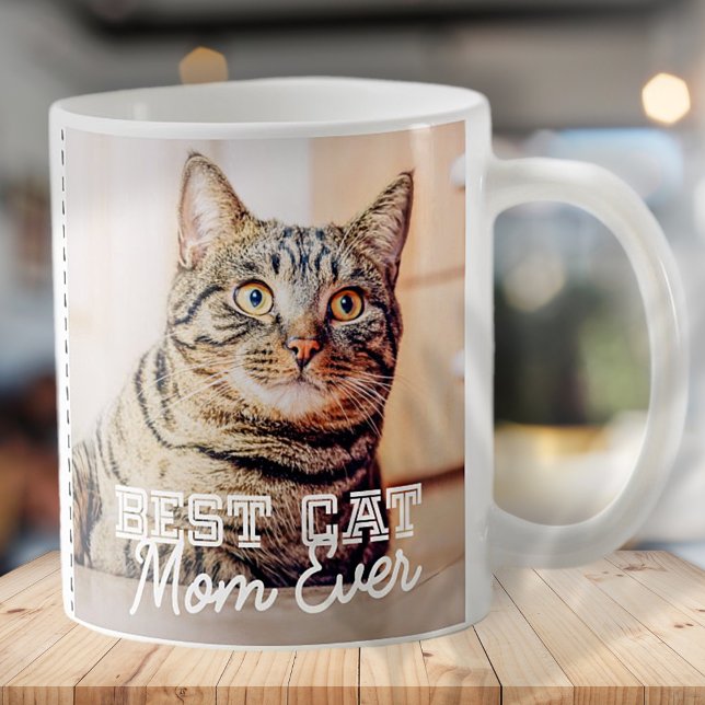 Mug Meilleur Chat Maman toujours moderne personnalisée (Créateur téléchargé)