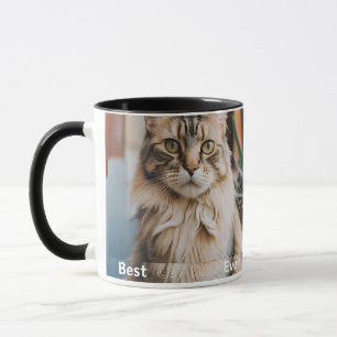 Mug Meilleur Chat Papa Jamais une photo personnalisée 