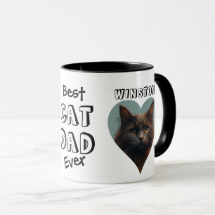 Mug Meilleur Chat Papa Personnalisé Animaux De Compagn