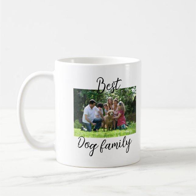 Mug Meilleur chien famille maman papa animal ami anima (Gauche)