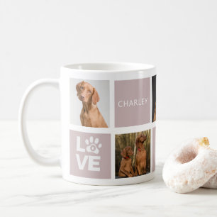 Mug Meilleur Chien jamais Blush rose Personnalisé 5 Ph