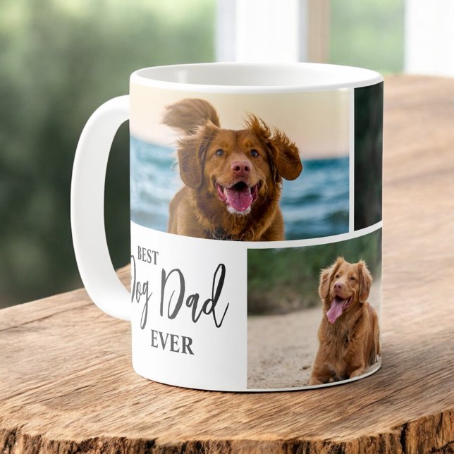 Mug Meilleur Chien Jamais Customisé Photo Animaux (Créateur téléchargé)