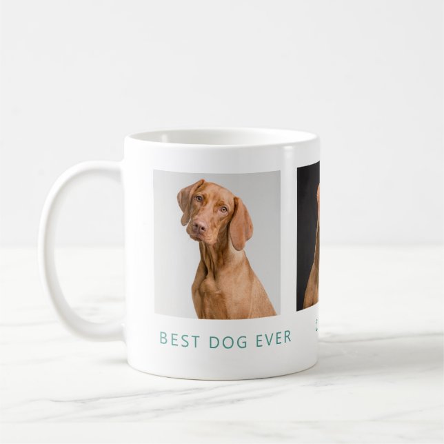 Mug Meilleur chien jamais | Musique photo personnalisé (Gauche)