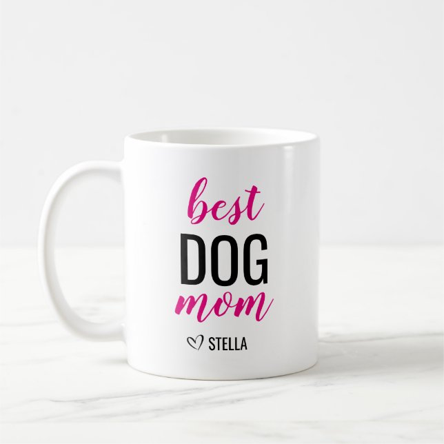 Mug Meilleur chien maman (Gauche)