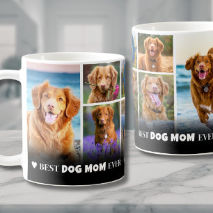 Mug Meilleur Chien Maman 8 Photo Collage