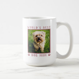 Mug Meilleur chien maman animal de compagnie Photo Emp