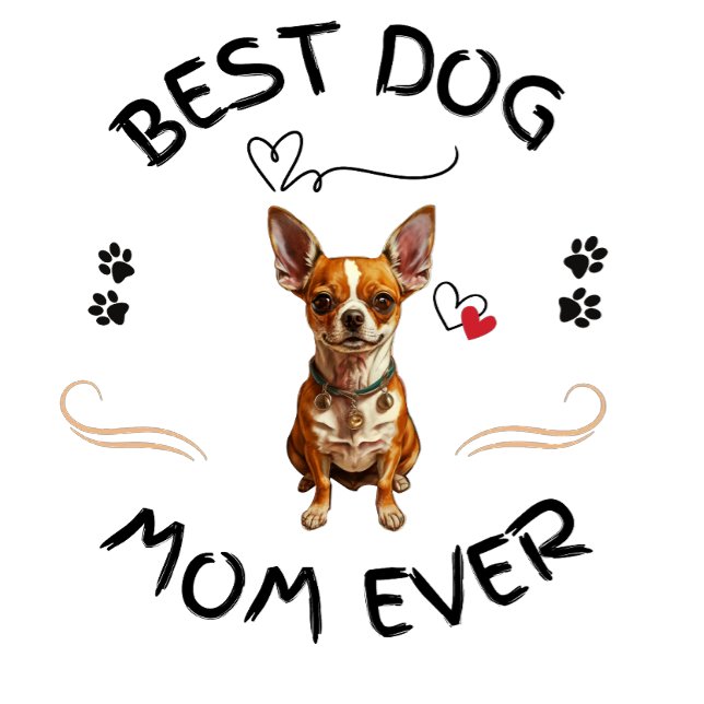 Mug Meilleur Chien Maman Jamais - Adorable Chien Carli (Créateur téléchargé)