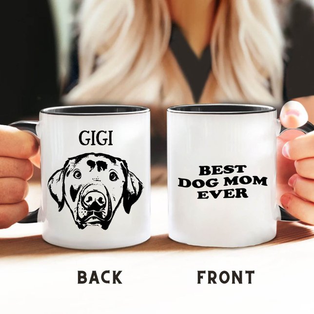 Mug Meilleur Chien Maman Jour Animal de Compagnie Dess (Créateur téléchargé)