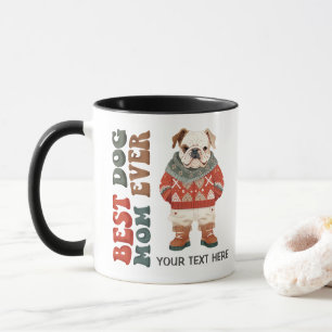 Mug Meilleur Chien Maman Jour Chien Chien Fou Personna