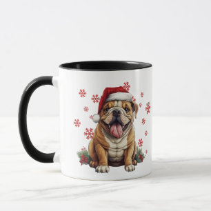Mug Meilleur chien maman Jour Noël American Buldog