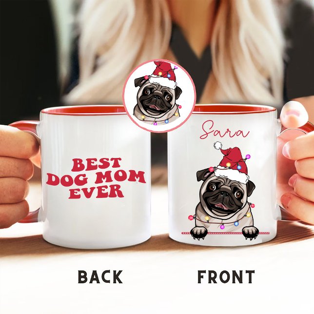Mug Meilleur chien Maman toujours chien cadeau de Noël (Créateur téléchargé)
