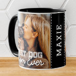 Mug Meilleur chien Maman toujours moderne photo person<br><div class="desc">Ce design simple et classique est composé de typographie serif et d'ajouter une photo personnalisée</div>