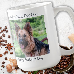Mug Meilleur chien papa - Fête des pères - Photo pou