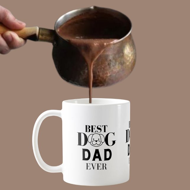Mug Meilleur Chien Papa Jamais, Cadeau Amoureux des ch (Créateur téléchargé)
