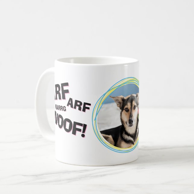 Mug Meilleur Chien Papa Jamais Fête des pères Du Chien (Devant gauche)