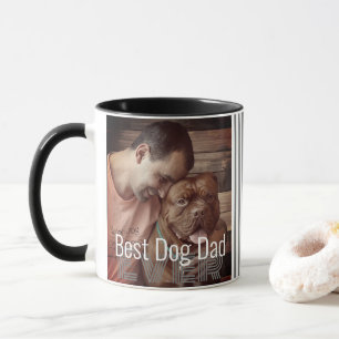 Mug Meilleur Chien Papa Jamais Photo Personnalisée Nom