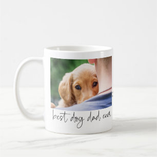 Mug Meilleur Chien Papa Jamais une photo personnalisée
