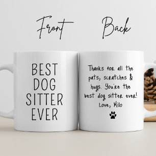 Mug Meilleur Chien Sitter Jamais Chien Marcher Animaux
