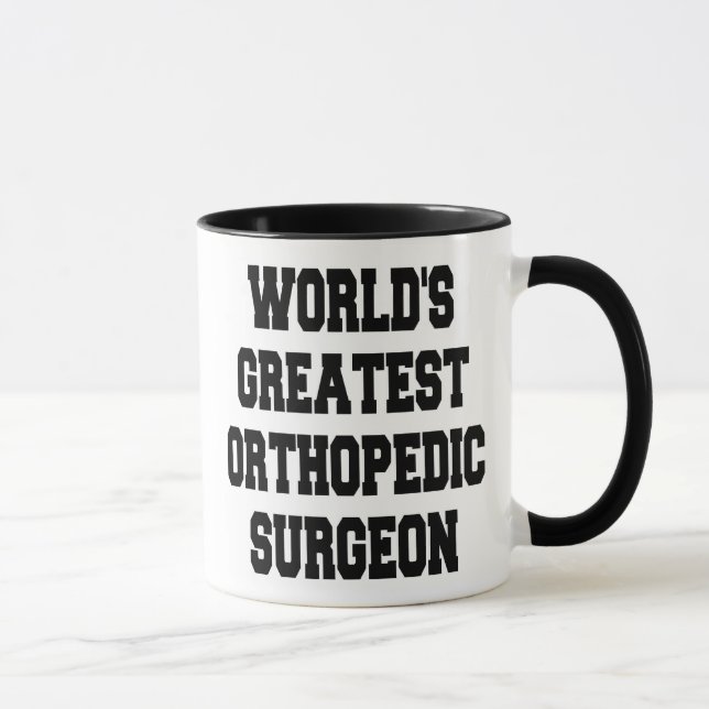 Mug Meilleur chirurgien orthopédique au monde (Droite)