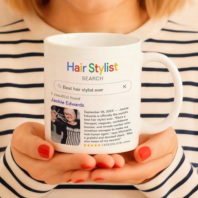 Mug Meilleur Coiffeur Drôle Ever Résultat de Recherche (Créateur téléchargé)