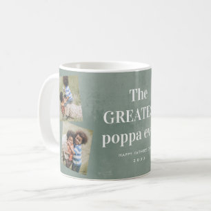 Mug Meilleur collage de photos de papa pour la fête de