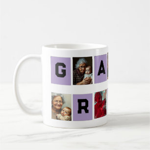 Mug Meilleur Collage photo de grand-mère