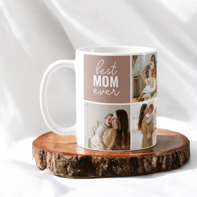 Mug Meilleur Collage photo de Maman (Créateur téléchargé)
