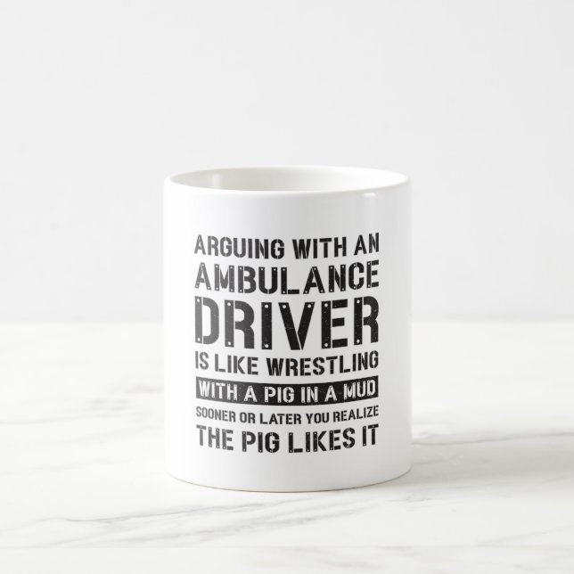 Mug Meilleur Conducteur Ambulance Paramètre Urgence Am (Centre)