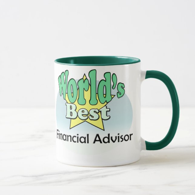 Mug Meilleur conseiller financier du monde (Droite)