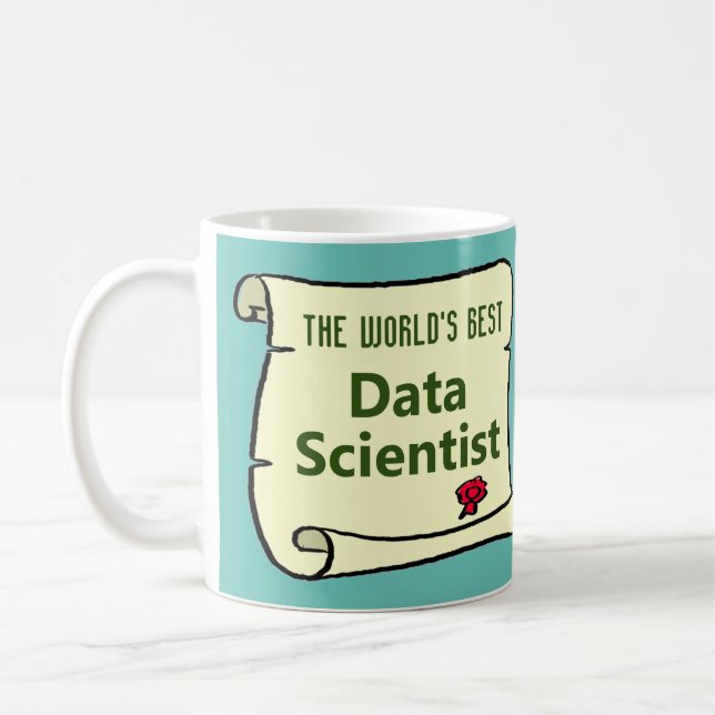 Mug Meilleur Data Scientist du monde. (Gauche)