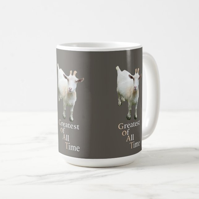 Mug Meilleur de tous les temps Chèvre (Devant droit)