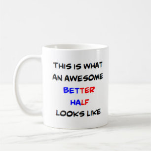 Mug meilleur demi, génial