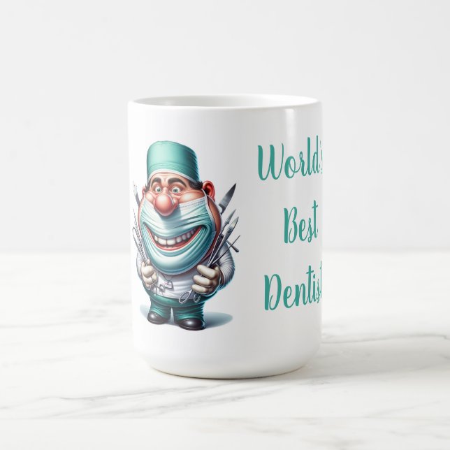 Mug Meilleur dentiste du monde (Centre)