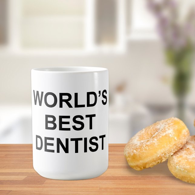 Mug Meilleur dentiste du monde (Créateur téléchargé)