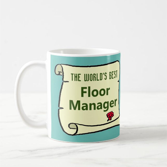 Mug Meilleur Directeur de étage. (Gauche)