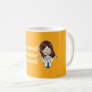 Mug Meilleur docteur Customisé féminin au monde