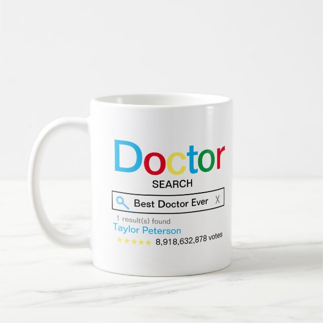 Mug Meilleur Docteur jamais Recherche de moteur Résult (Gauche)