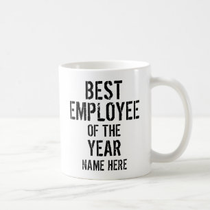 MUG MEILLEUR EMPLOYÉ DE L'ANNÉE PERSONNALISÉ